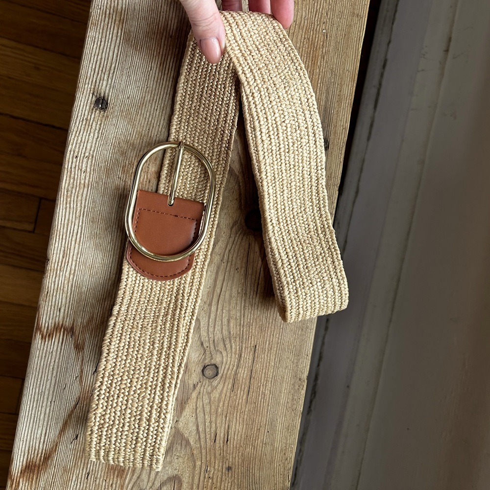 Raffia belt (stretchy)